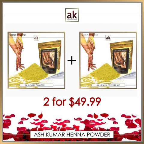 AK EID HENNA KIT WITH HENNA POWDER (INCLUDES 10 EMPTY CONES) & OIL