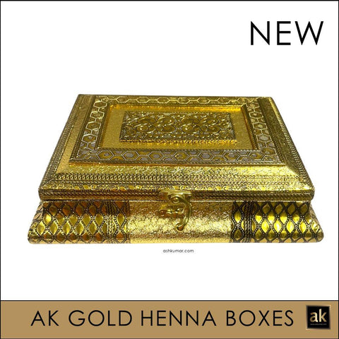 AK HENNA KIT: HENNA POWDER, OIL & 10 EMPTY CONES
