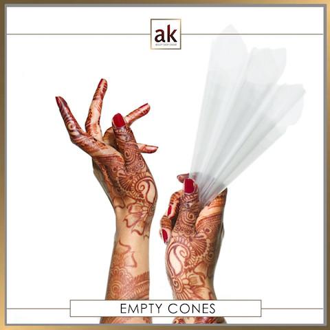 20 READY TO USE HENNA CONES