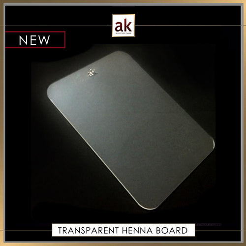 ACRYLIC TRANSPARENT HENNA BOARD